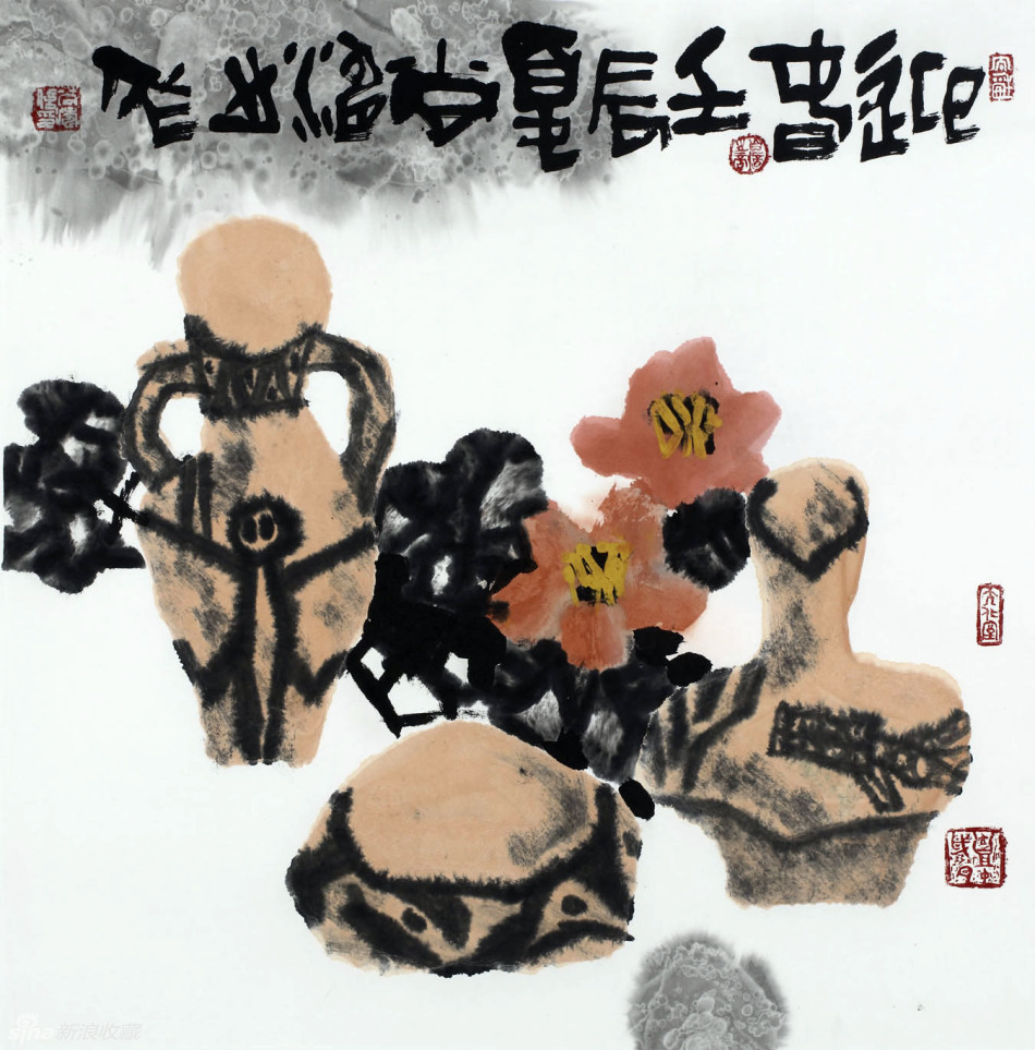 迎春 68x68cm